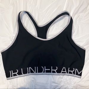 DONATED Women's Under Armour Black Sports Bra Size L